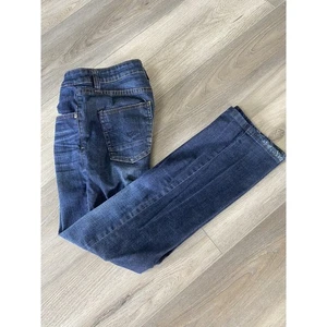 Girls Hudson Straight Leg Denim Jeans Size 8 Mid Rise GUC 5 Pocket Design - Picture 1 of 7