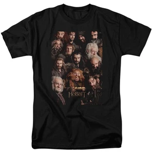 The Hobbit Dwarves Poster Group Licensed Adult T-Shirt - Picture 1 of 2
