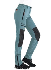 Womens Outdoor Snow Ski Pants Waterproof Hiking Insulated Softshell Pants Sno... - Picture 1 of 6