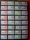 1935 Silver Jubilee Omnibus ensemble complet de 249 MLH sans défaut frais (pas d'Égypte)DX