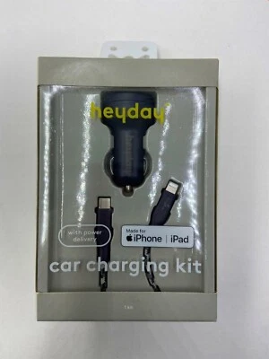 6' Light to USB-C Power Delivery Car Charging Kit - Heyday Dusk Blue - Image 1 of 2