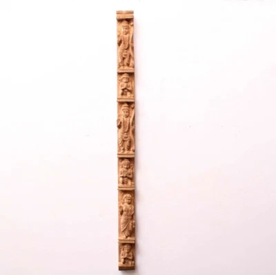 Estatua de Sri Ram Rama Sita Hanuman antigua talla de dios hindú templo decoración de pared arte Foto 1 de 4