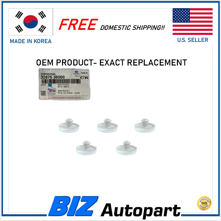GENUINE ! 5PCs PEDAL STOPPER FOR 1991-2016 HYUNDAI # 32876-36000 - Image 1 of 4