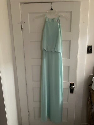 Vestido top halter talla 6 color menta Foto 1 de 2
