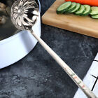  2 Pieces Metal Colander Serving Soup Ladle Stainless Steel Spoon