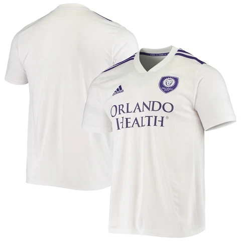 adidas Orlando City SC 2018 Replica Alternate Soccer Jersey Men's Size S White Cover