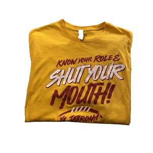 Travis Kelce KNOW YOUR ROLE AND SHUT YOUR MOUTH YA JABRONI SIZE XL (R-8) - Picture 1 of 6