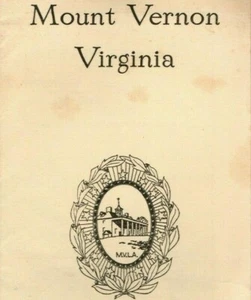 1939 1935 Mount Vernon Ladies Association Brochure Travel Brochure Map Virginia - Imagen 1 de 5
