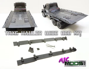 Kit de expansión de ensanchamiento de cama XL + cama de 2" de ancho para remolque de plataforma plana Traxxas TRX6 TRX-6 - Imagen 1 de 9