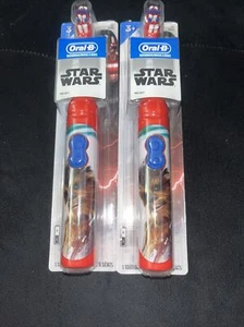 (2 pack) Oral-B Kids Battery Power Electric Toothbrush Toddlers age 3+ Soft - Picture 1 of 1