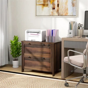 Large File and Storage Cabinet Durable Organizer with Adjustable Shelves for - Picture 1 of 6