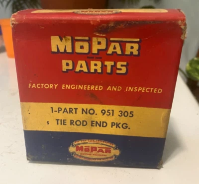 Mopar галстук стержень конец пакет #951305, 1949-54 Plymouth Dodge 6, новый в запечатанной коробке - Изображение 1 из 4