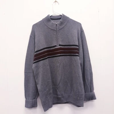 Basic Editions Sweater Men L multicolor Long Sleeve quarter zipper  - Image 1 of 4