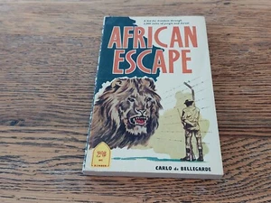 African Escape Carlo De Bellegarde Adventure Paperback Novel Vintage - Picture 1 of 7