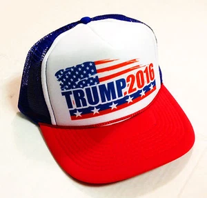 MAKE AMERICA GREAT AGAIN HAT Donald Trump TRUCKER CAP GREAT CHRISTMAS PRESENT - Picture 1 of 2