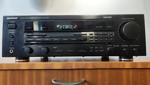 Kenwood KR-V7040 Audio Video Stereo Receiver 110W Black Tested Working See Video - Picture 1 of 18