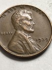 1939-P  Lincoln Wheat Cent Nice Coin Brown Coin Free Shipping Lot P16