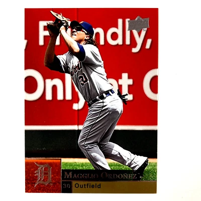Magglio Ordonez 2009 Upper Deck Card #133 MLB Detroit Tigers - Image 1 of 2