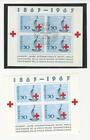 Switzerland, Postage Stamp, #428 Mint NH & Used Sheets, 1963 Red Cross (p)