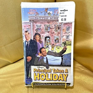 VHS Disney's Principal Takes a Holiday Sealed Watermarked Toys R Us Kevin Nealon - Foto 1 di 8
