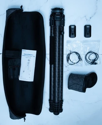 TRÍPODE DE FIBRA DE CARBONO BENRO AUTONIVELANTE THETA MAX + 2 Baterías  Foto 1 de 4
