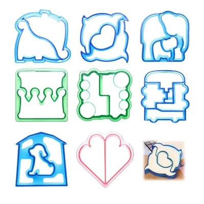 8 Stück Ausstecher Sandwichform Keksschneider Sandwichform Sandwichschneider... - Bild 1 von 4