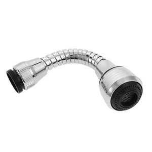 Ugello aeratore rubinetto risparmio acqua girevole 360 gradi acciaio inox 8573 - Foto 1 di 8