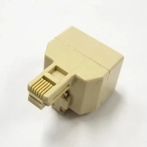 Philmore TEC29 4 Conductor RJ11, Single Male to Dual Female Modular Adapter - Picture 1 of 1
