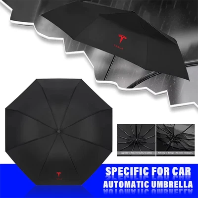 Ombrello Automatico Tesla Anti-UV Sole/Pioggia Windproff Compact Auto - Immagine 1 di 4