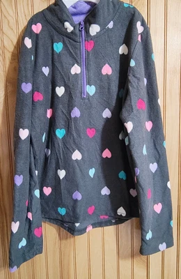 Толстовка для девочек Heart Jumping Beans флисовая размер 8 серая - Изображение 1 из 4