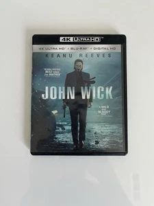 John Wick (Keanu Reeves) Action Film, Blu-Ray DVD+ 4K-UltraHD (Not tested) - Picture 1 of 3