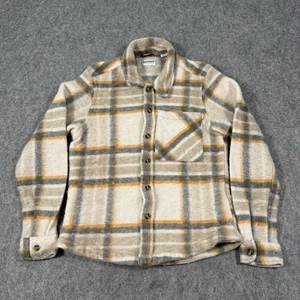 Timberland Button Up Wool Blend Shacket Jacket Men's Sz Small Multicolors Plaid - Picture 1 of 20
