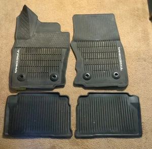OEM 2024-25 TOYOTA TACOMA ALL WEATHER FLOOR MATS 4-PC SET (PT206-35242-20) - Picture 1 of 7