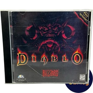 Diablo 1 PC CD-ROM Computer Game 1996 Windows 95 Original EUC Vintage Retro - Picture 1 of 6