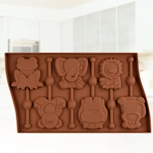 27 .5x16.5cm Animal Chocolate Mould Lollipop Kit Cartoon Shape Mold - Picture 1 of 8