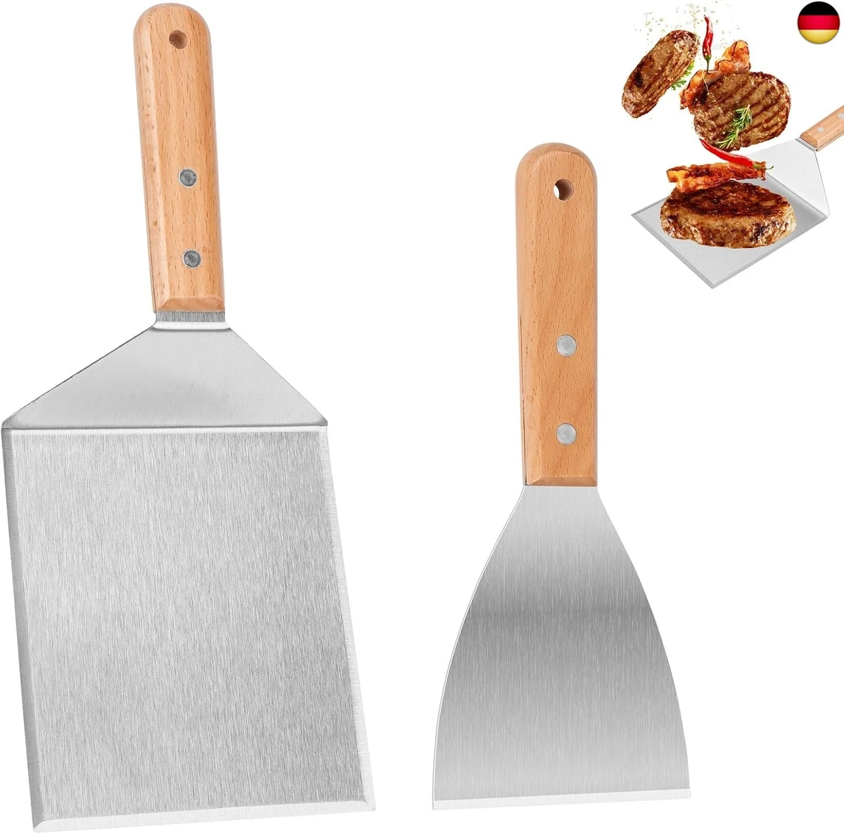26 Cm Sauerteig Spatel Aus Holz – Rührspatel, Pfannenwender & Teigschaber In Einem