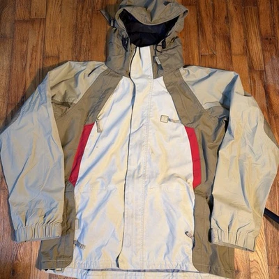 Chaqueta de Snowboard DC Exotex 20K Moto Xtreme Hombre’s M Beige Rojo Impermeable Esquí Foto 1 de 4
