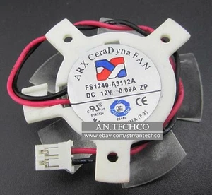 Ventilateur carte graphique original 12V 0.09A 26*26*20mm FS1240-A3112A 2 lignes - Photo 1/3