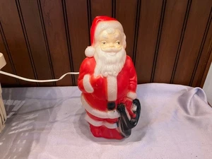 Vintage Blasform Weihnachtsmann Empire Tischplatte 1966 Weihnachten beleuchtet 13" USA - Bild 1 von 9