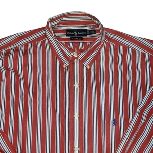 Ralph Lauren Hemd Herren XL 17,5 Classic Fit Gestreift Knopfleiste Oberhemd - Bild 1 von 24
