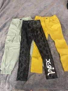 Lot Of 3 X-girl Stages Kids Pants Size 110 - Picture 1 of 11