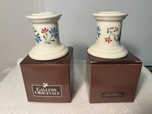 2 Original Gallery Originals Candle Holders In Original Boxes - Picture 1 of 8