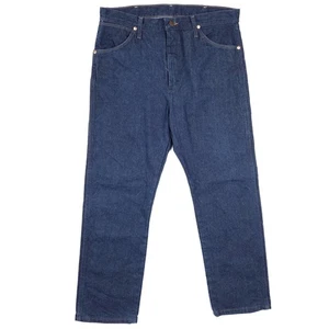 Wrangler 13MWZ Jeans Herren 35x30 Raw Wash Blau Rodeo Western Denim (PASST 34x30) - Bild 1 von 8