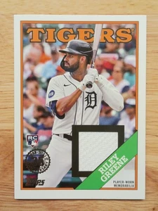 2023 Topps Series One 88’ Topps Baseball Relics - Riley Greene RC #88R-RG - Bild 1 von 2