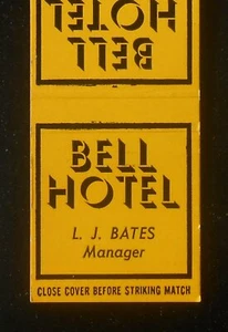 1940s Bell Hotel L. J. Bates 662 Main St. at Henry Ave. Winnipeg MB Canada - Bild 1 von 1