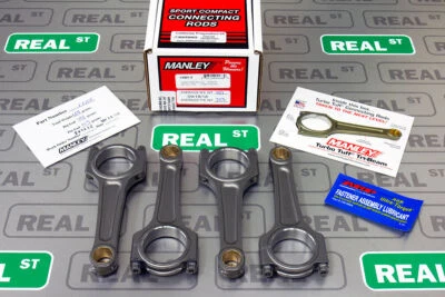 Manley Turbo Tuff Rods I-Beam Acura Honda TSX K24 K24A K24Z Element CRV 14405-4 - Image 1 of 4