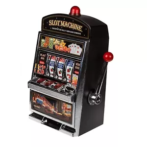 Spielautomat Spardose Casino Einarmiger Bandit echten Funktionen 38 cm LED Sound - Bild 1 von 3