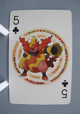 Magmortar Pokemon Diamond Playing Card Made In Japan Nintendo Anime Game F/S - Image 1 of 4