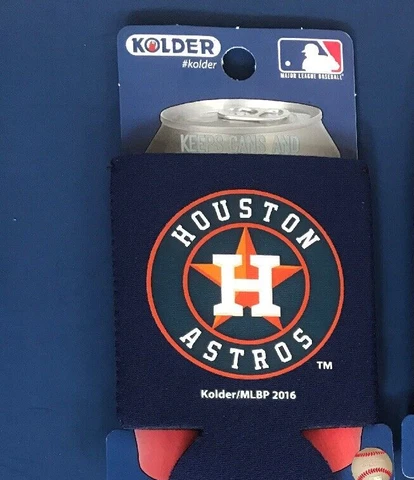 Houston Astros Koozies Set Of 3 - 2017 World Series Champions MLB Baseball Cover