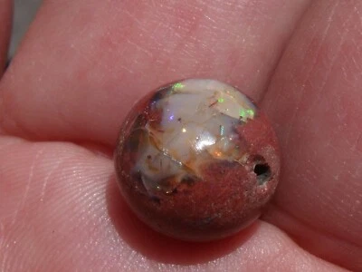 Cuenta de ópalo de fuego Cantera mexicana de 10,26 quilates Foto 1 de 4